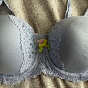 Light Purple Dream Angels Multiway Bra with Rhinestones and Lace